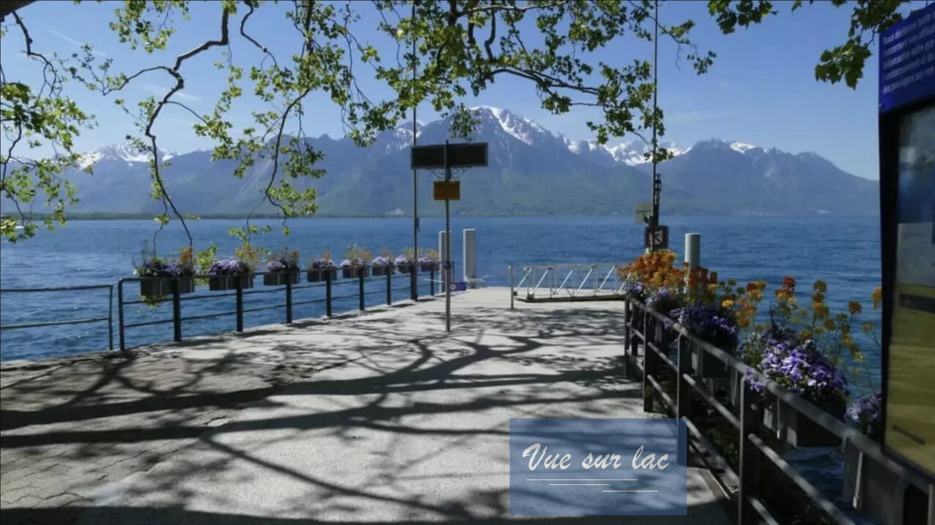 Appartement de charme à Montreux avec vue imprenable