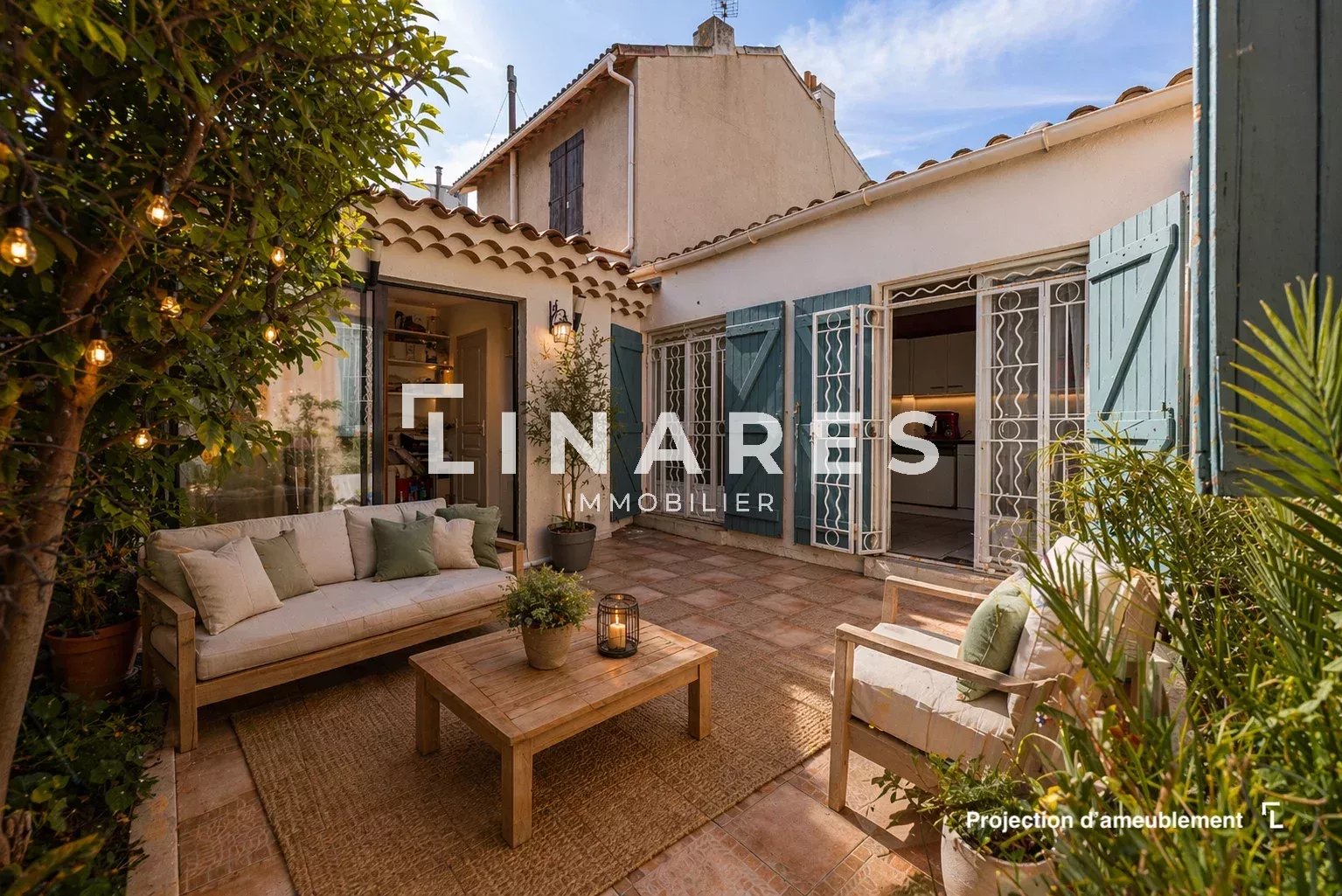 VAGUES DOUCES - Maison d’environ 110m² - Terrasse - Dépendance - Stationnement - 13008 Borély