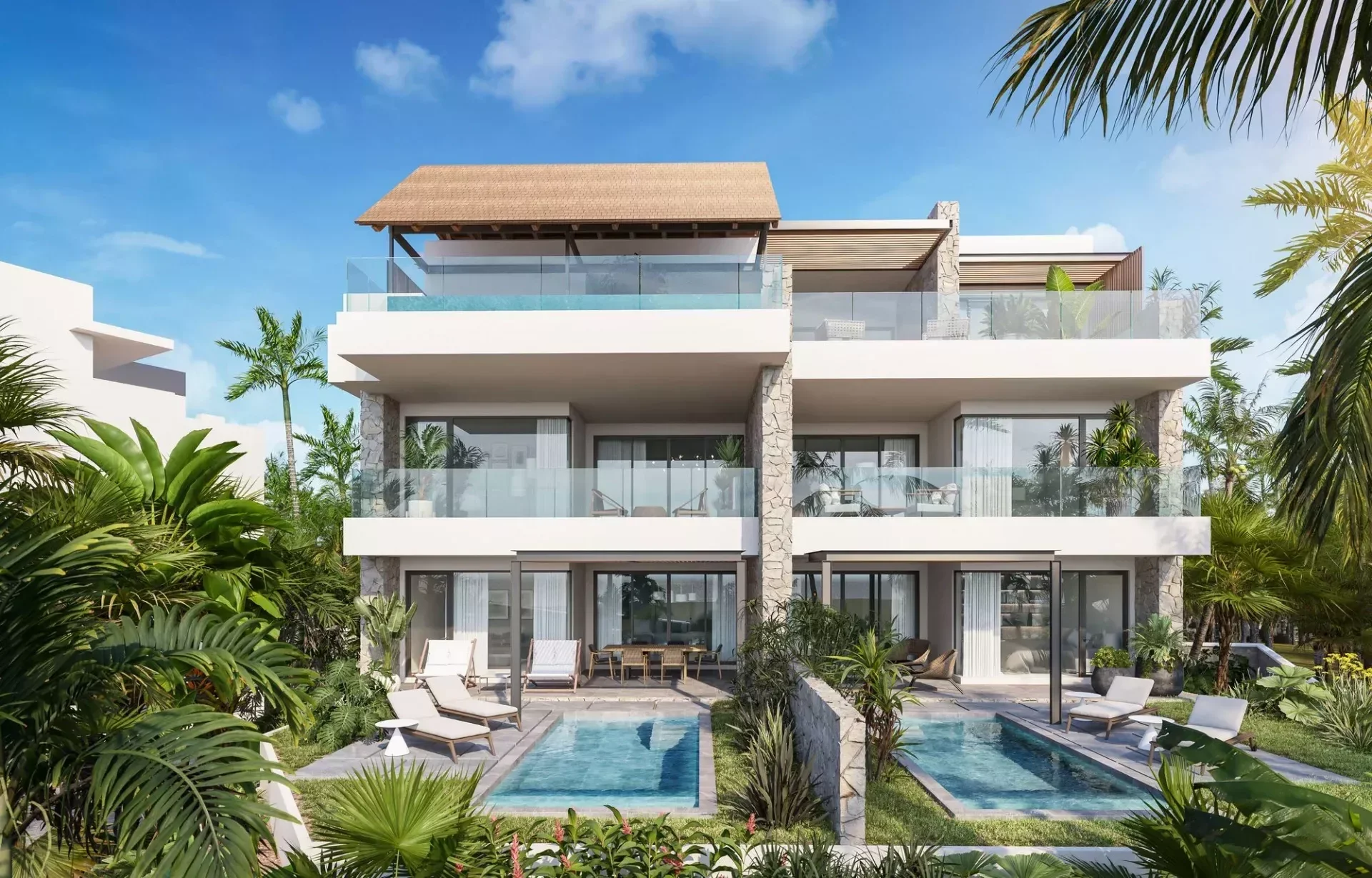 Close to Flic en Flac beach, buy a 3-master bedroom apartment - photo 5