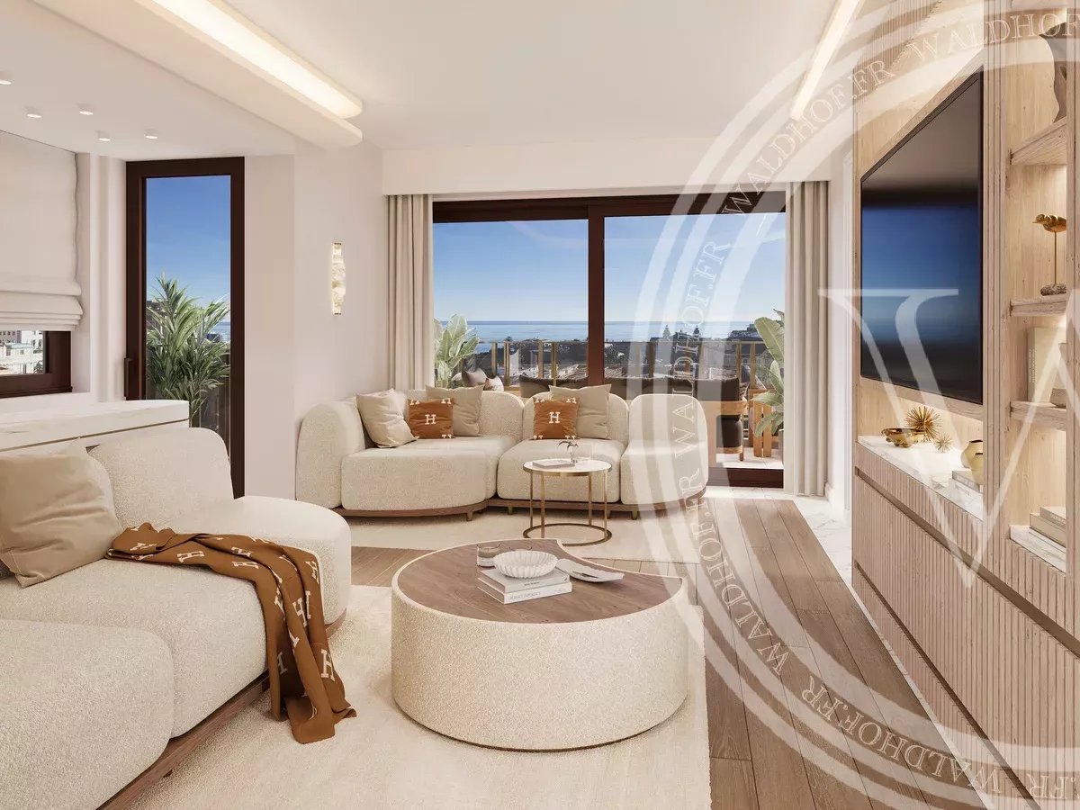 Exquisite Fully Renovated 3-Bedroom Apartment with Sea & Casino Views in Monte-Carlo’s Riviera Residence