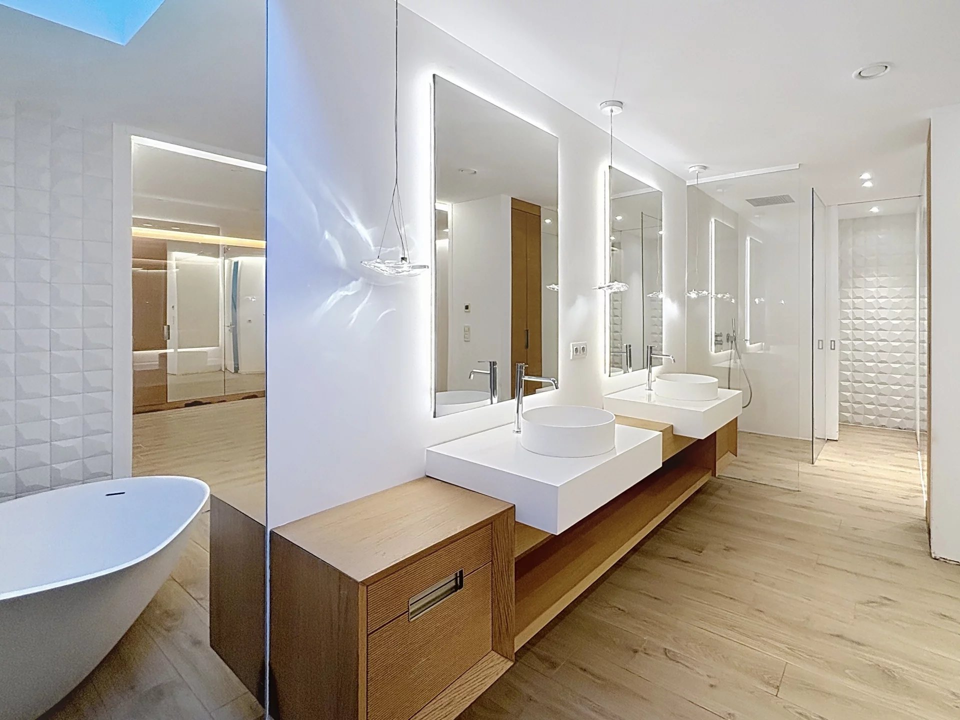 Maison neuve, terrasse et rooftop plein sud