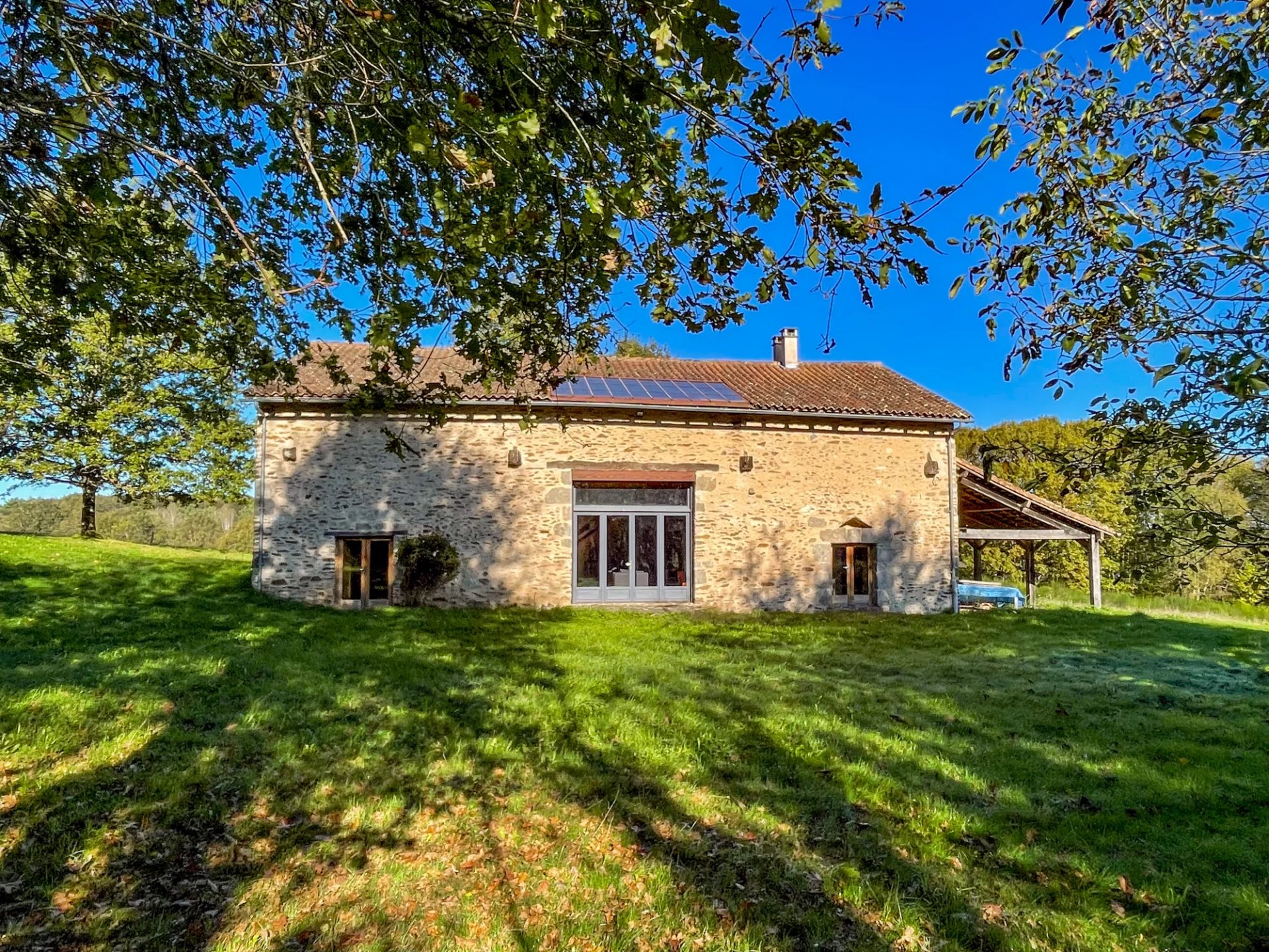 Converted Barn set in its own meadows with a River Frontage