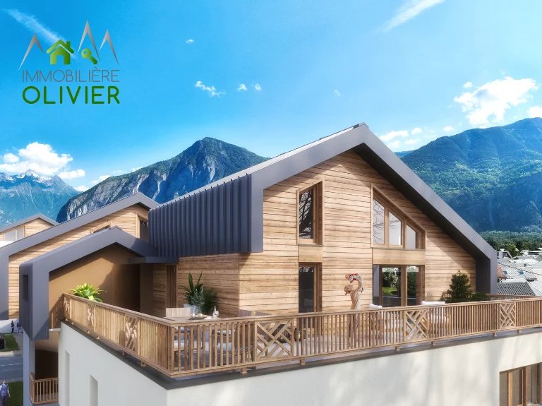T4 en attique avec vaste terrasse – Programme Neuf "Horizon Alpin" à Bourg d’Oisans - Photo 3