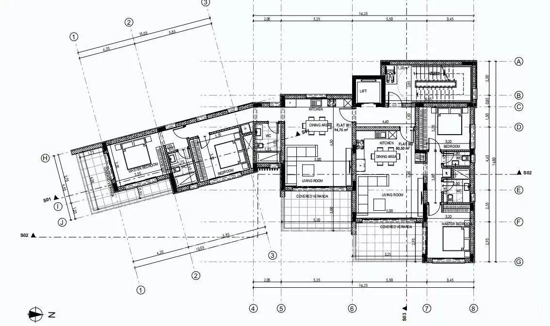 Mieszkanie 2 pokoi 89 m² Jermasoja, Cypr