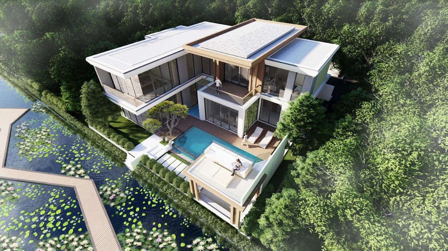 Très belle villa située dans un quartier prestigieux à Phuket