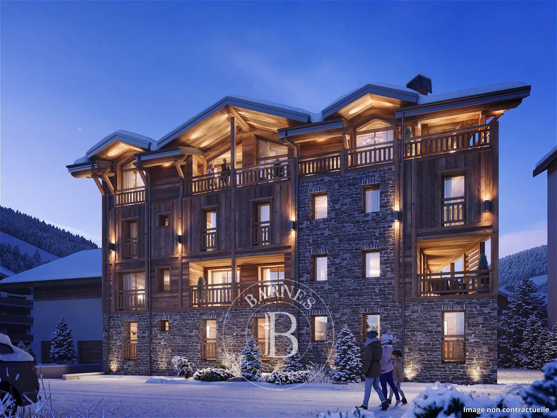 Photo of Les Gets - T4 apartment of 77,46 sqm - New building Center village