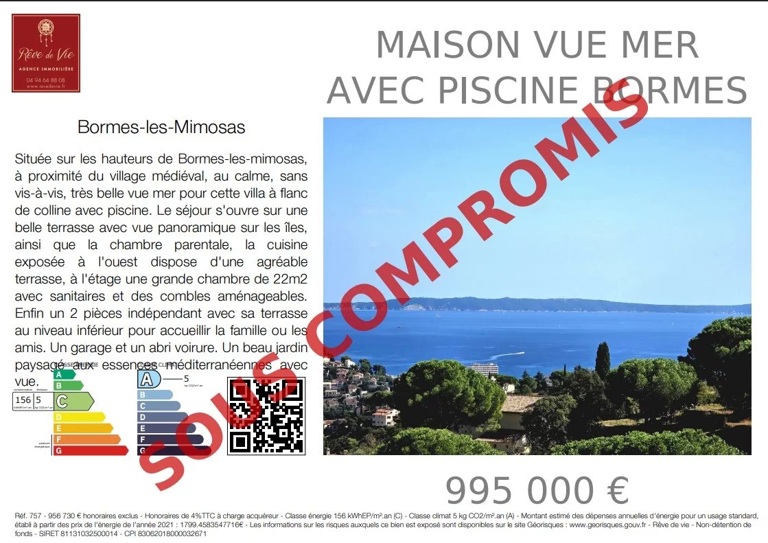 Vente Maison Bormes-les-Mimosas