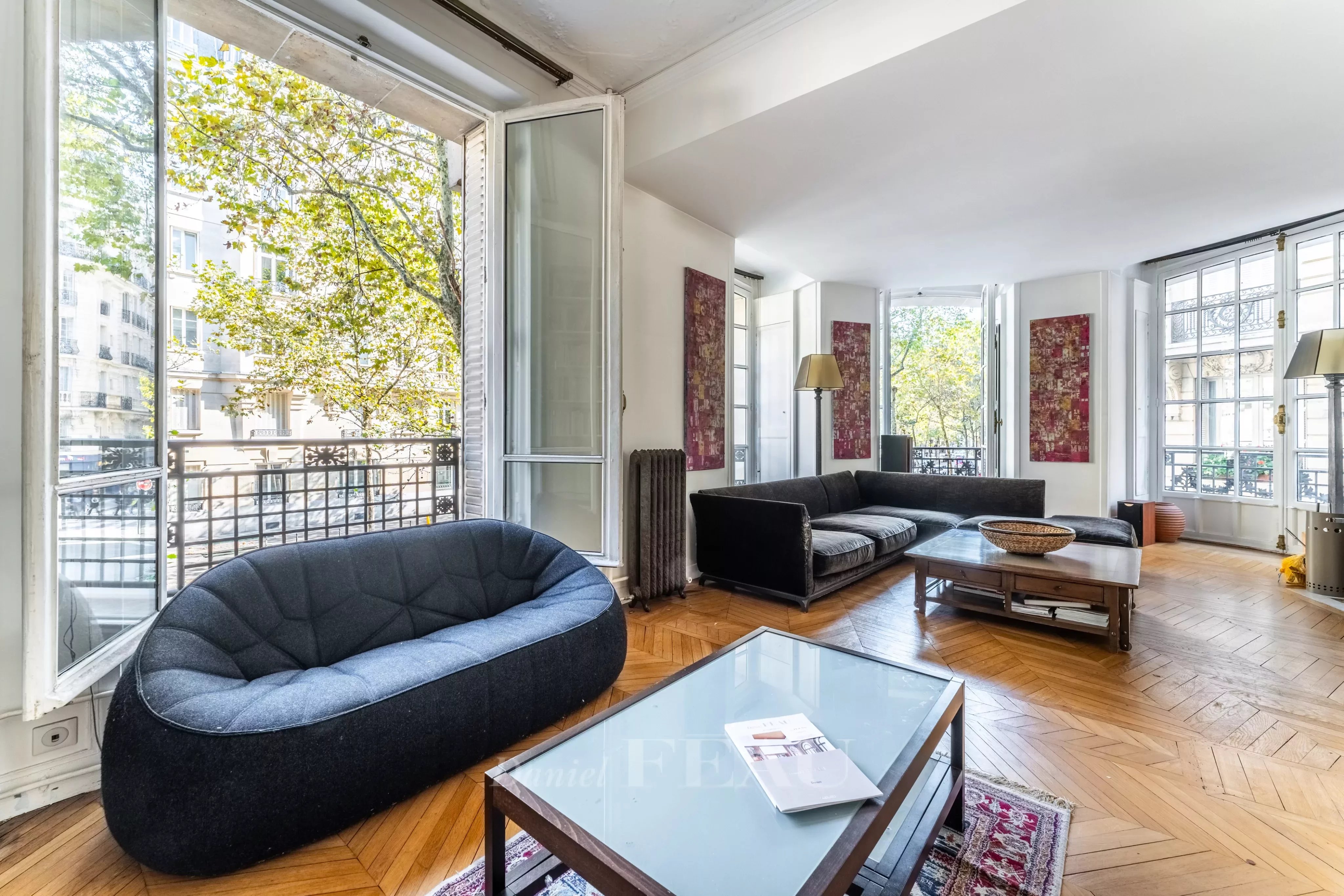 Paris XVIIe - Niel. Quadruple réception - 4 chambres.
