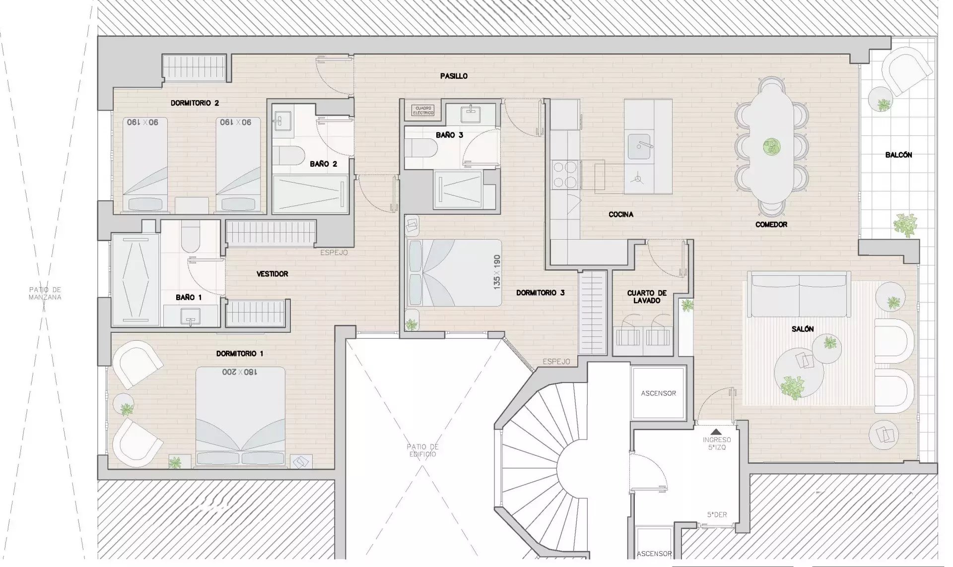 Goya - Flat with brand new renovations - picture 15