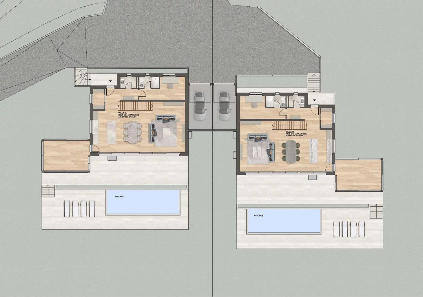Vue imprenable sur la ville de Lausanne et le lac