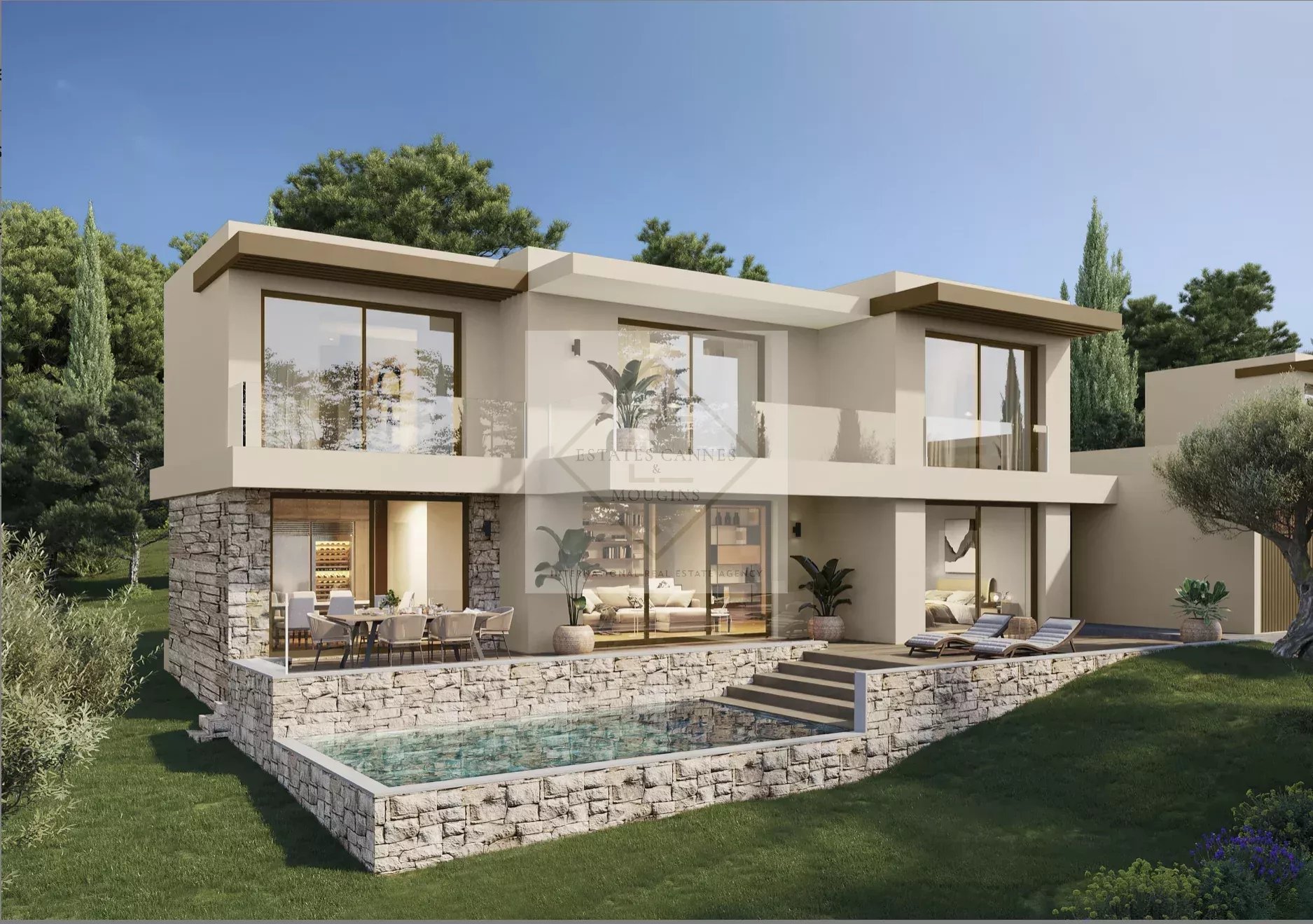 VILLA CONTEMPORAINE – EMPLACEMENT PRIME À MOUGINS — photo 8