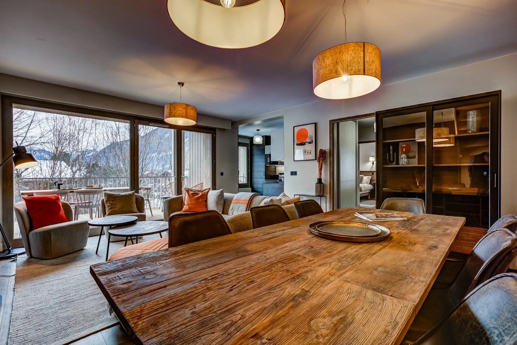 Photo of CHAMONIX – recently built 4-bedroom duplex penthouse close to the centre