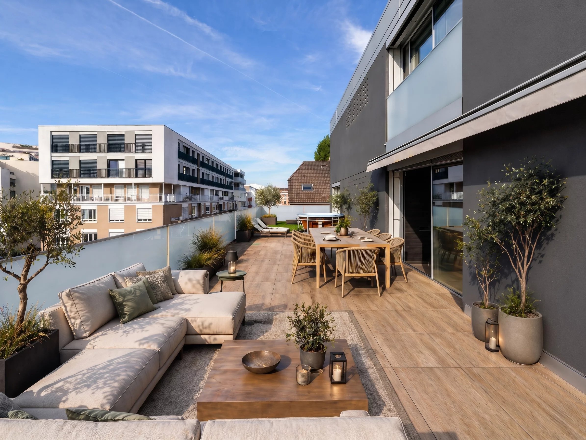 Exclusivité - Superbe attique contemporain au cœur de Saint-Jean