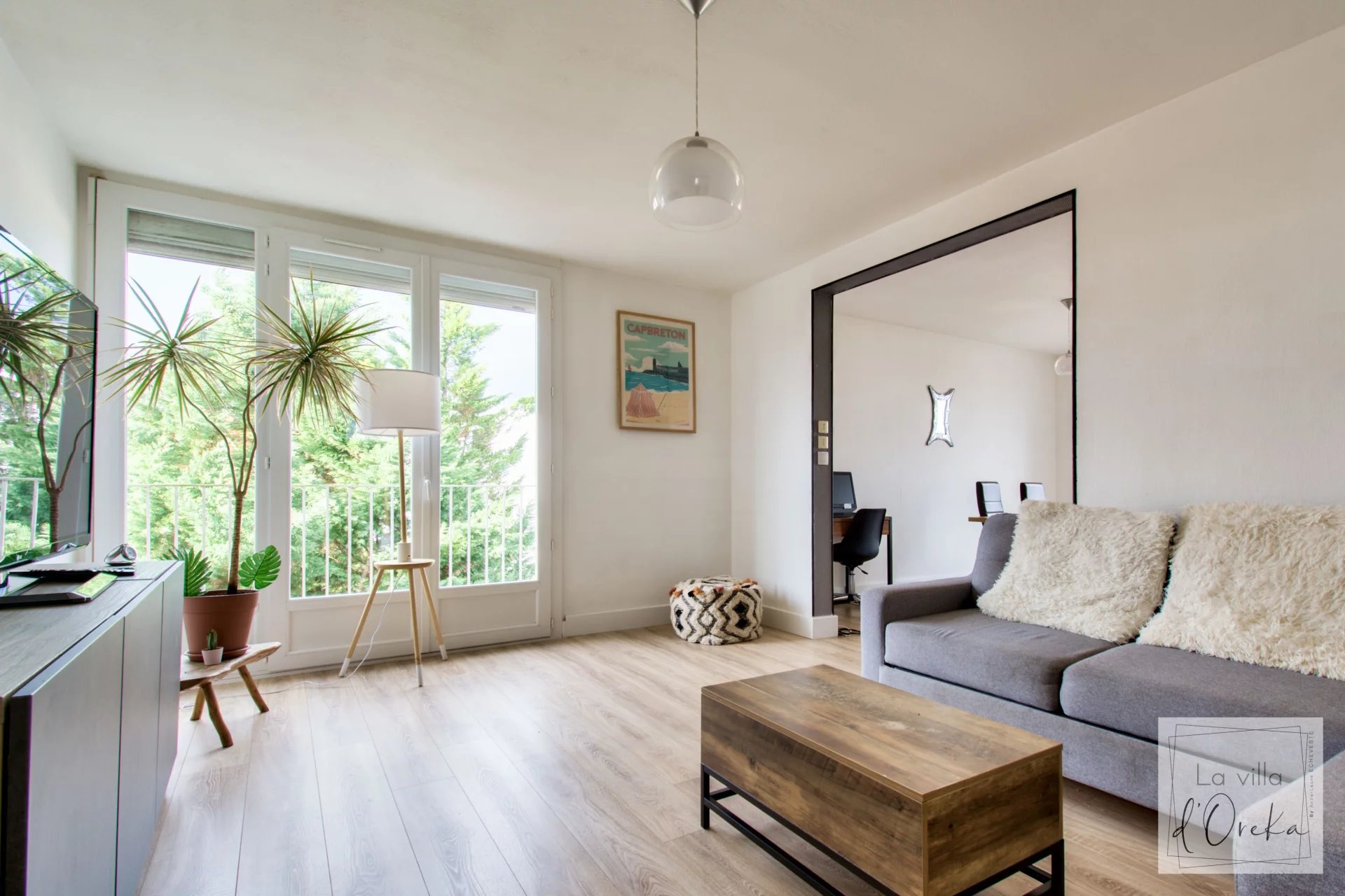 Appartement T5 lumineux de 84m2 sans vis à vis avec balcon et cave
