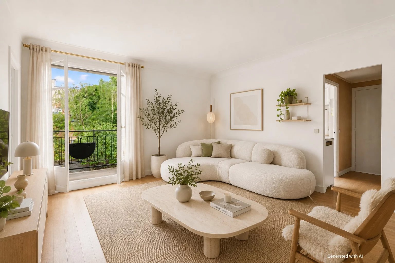 2 rooms on gardens - rue de la Tour - Henri Martin