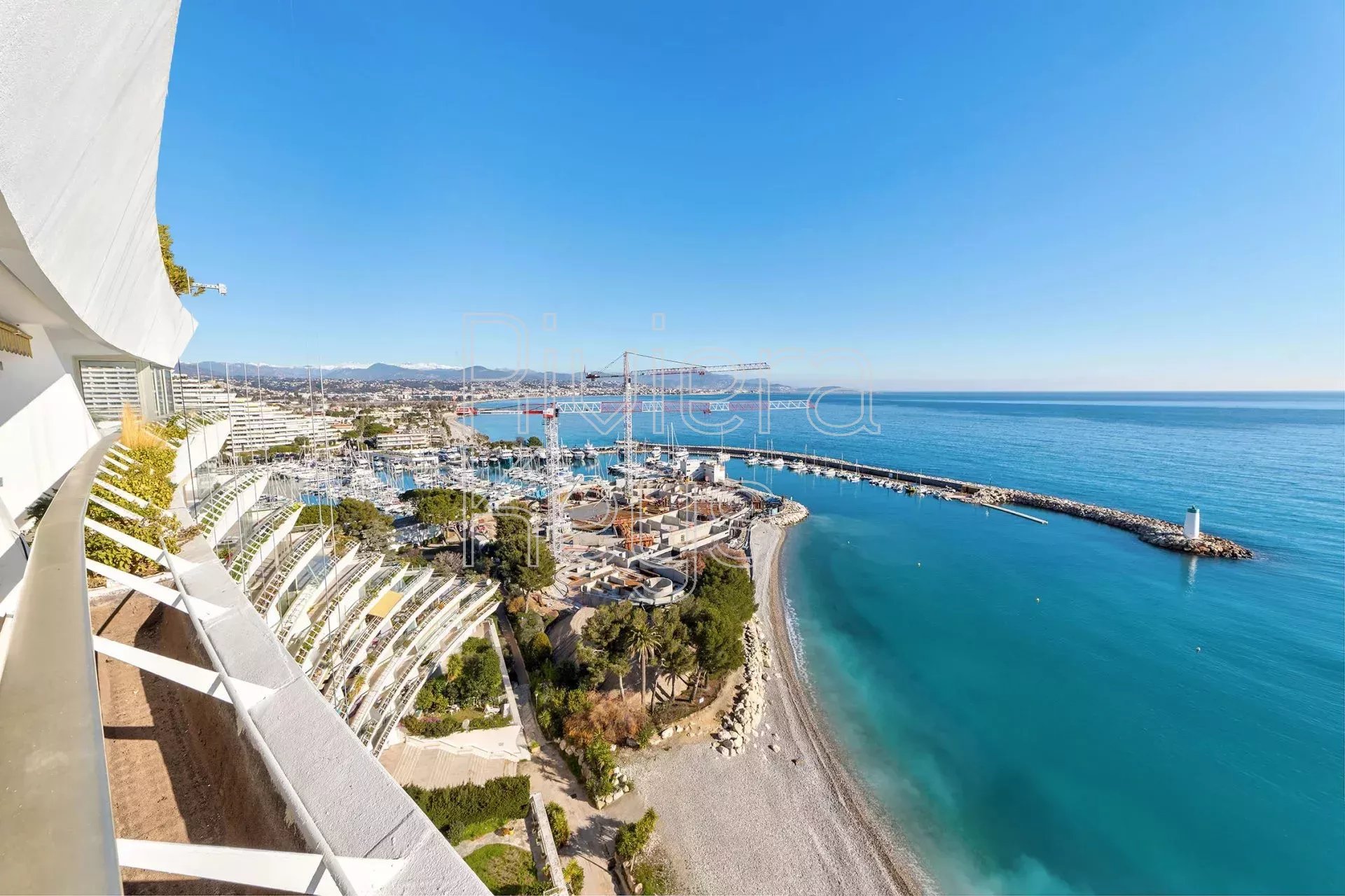 MARINA BAIE DES ANGES : 4 pièces vue mer époustouflante, terrasse, Villeneuve-Loubet