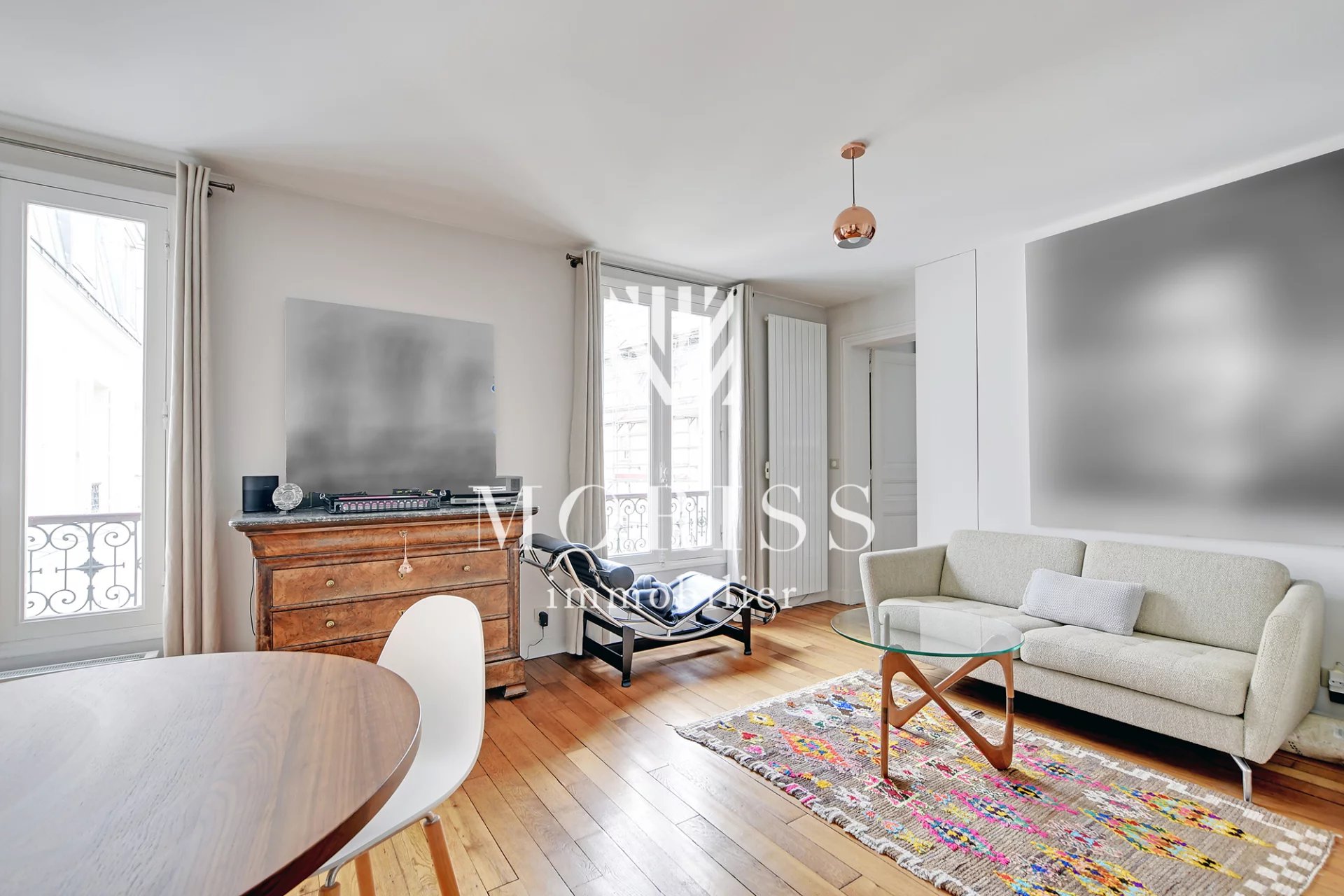 À vendre Paris 17e Plaine-Monceau– Appartement 3 pièces en étage - Image 1