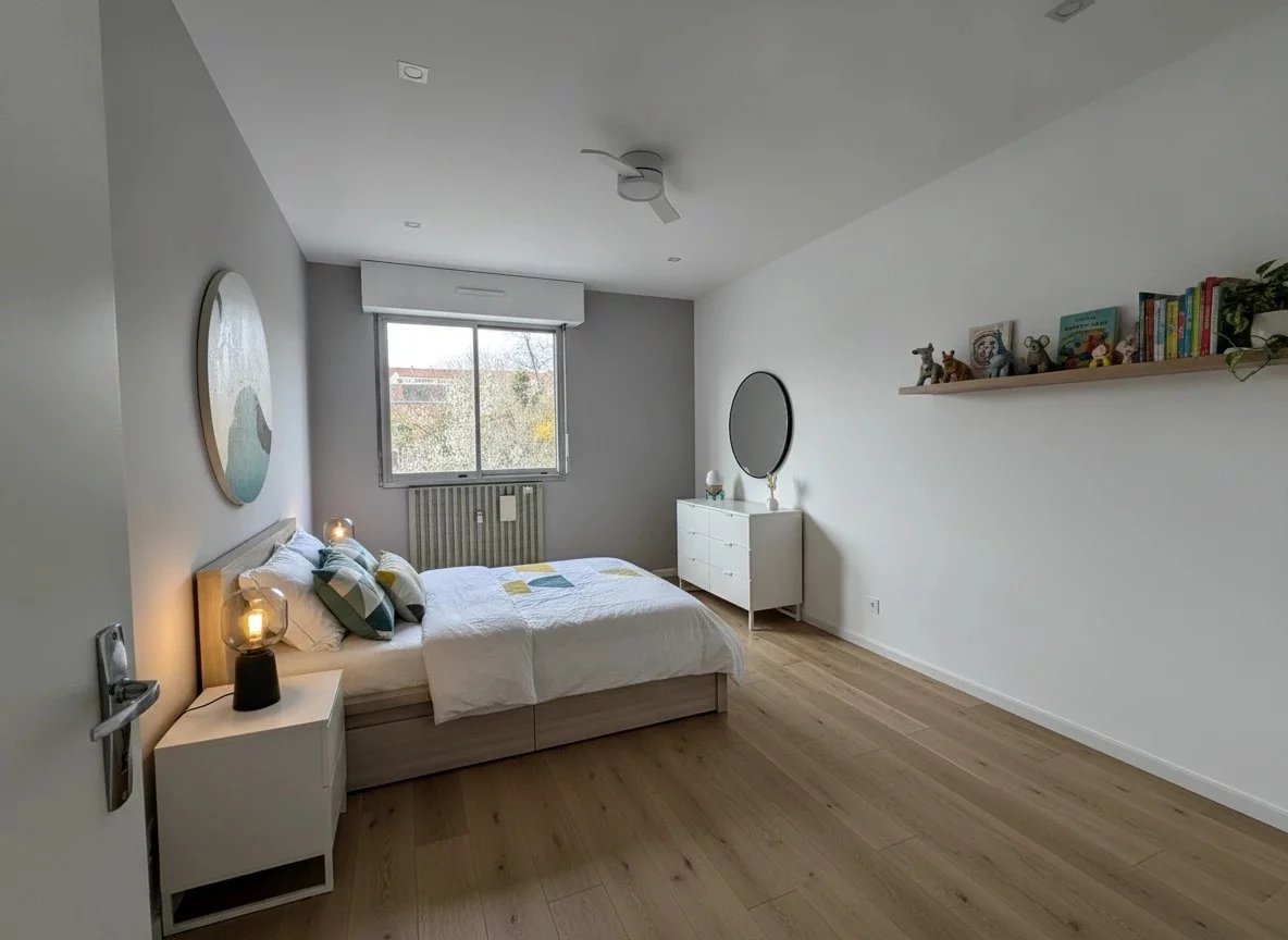 Bel Appt de 100 M²  3 chambres– LUMINEUX AVEC BALCON, GARAGE ET CAVE — photo 5
