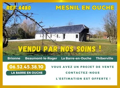 Agence immobilière de AGENCE DE LA BARRE EN OUCHE