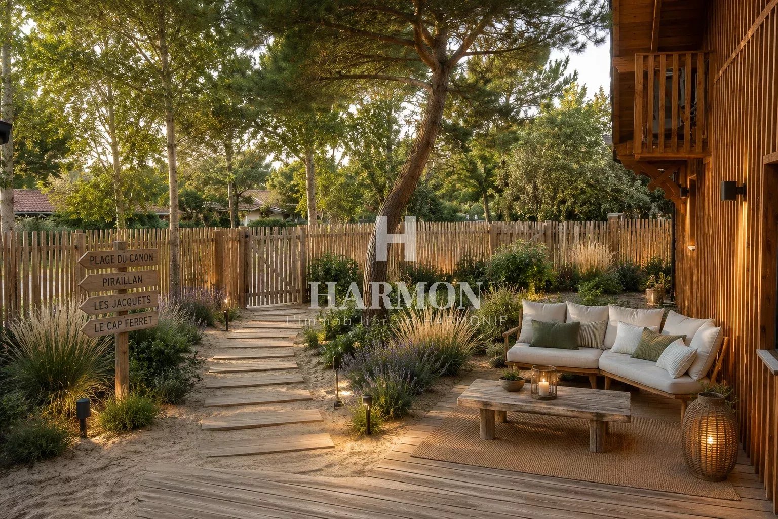 Lège-Cap-Ferret – Maison en bois neuve pour la première famille à s'installer - Photo 3
