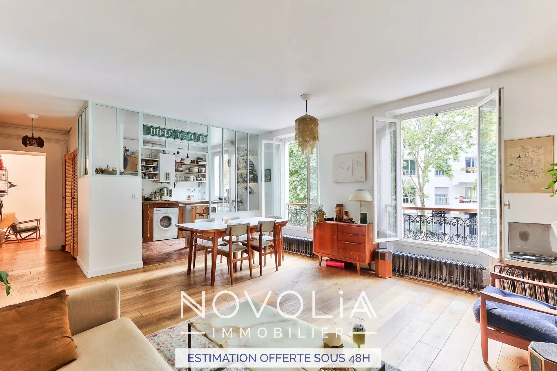 Achat Appartement Surface de 54.1 m/ Total carrez : 54 m, 2 pices, Paris 19me (75019)