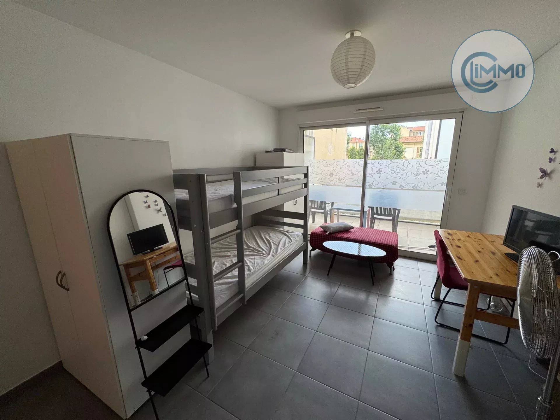 Location Nice, studio meublé 26.10m² situé secteur République