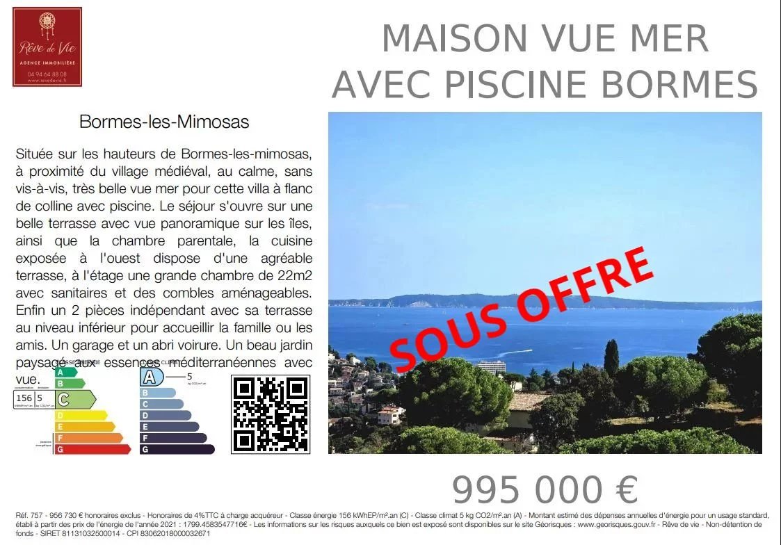 Sale House Bormes-les-Mimosas