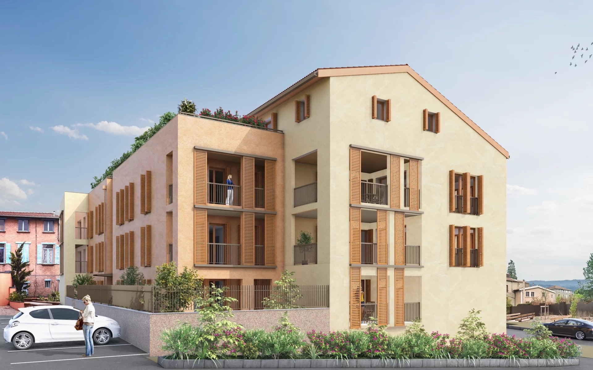 Appartement 85 m² avec terrasse - Albigny-sur-Saône