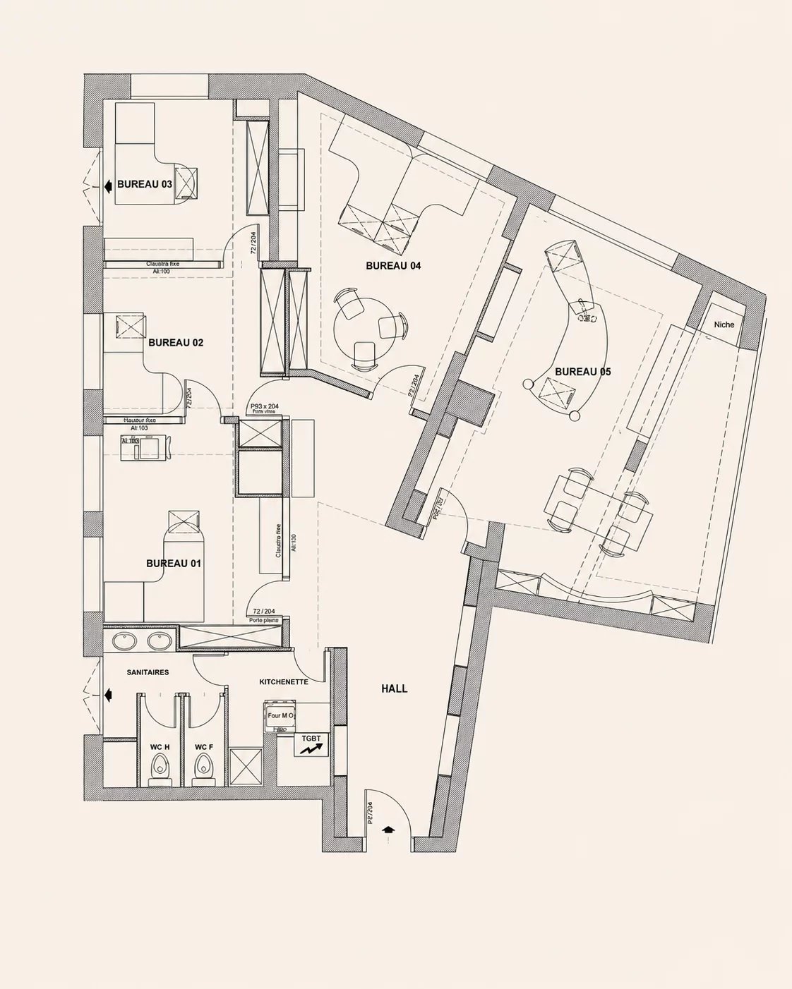 Saint-Roman - Le Rocazur - Spacious office with parking space