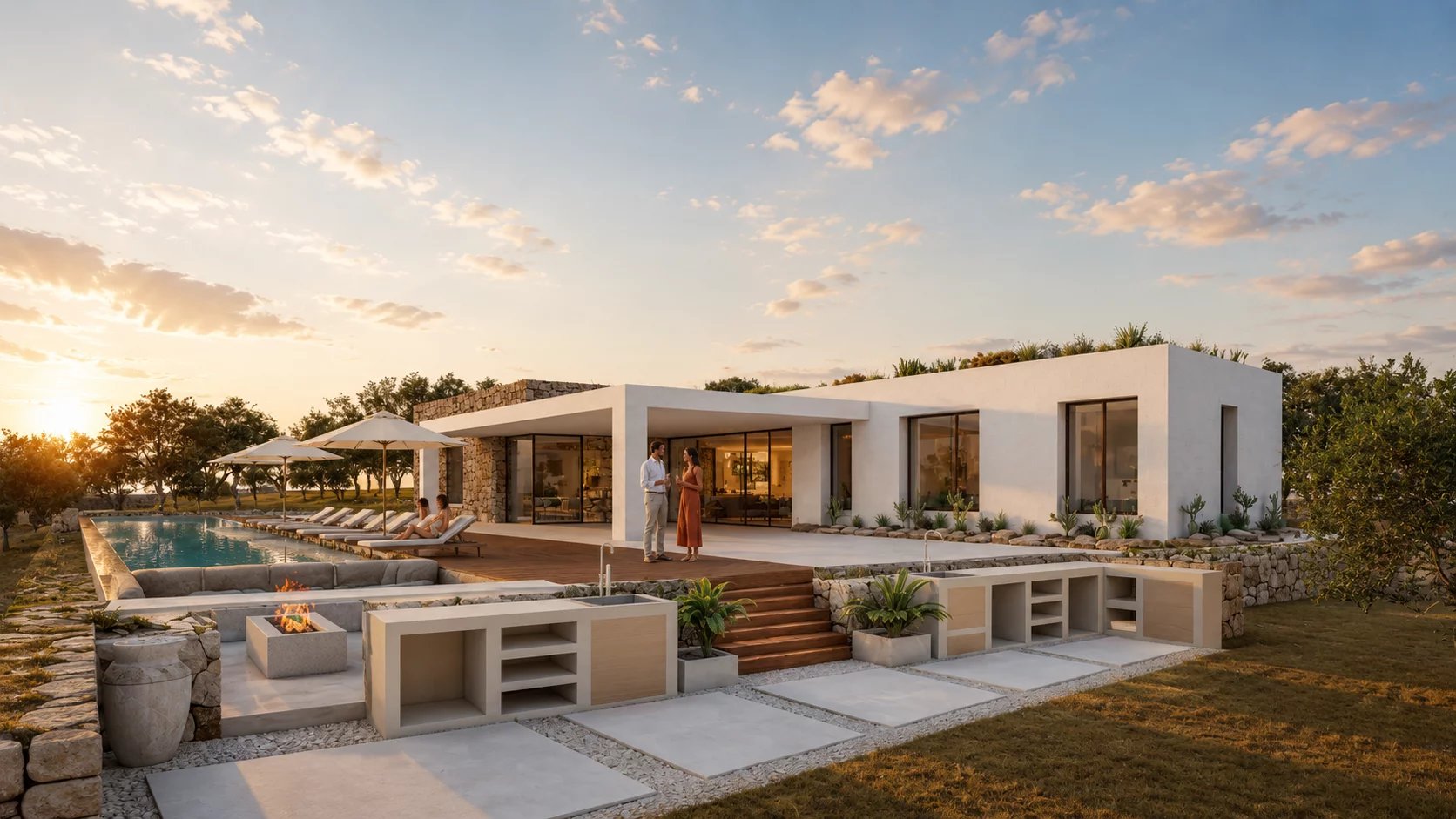 EXCEPTIONAL ARCHITECT-DESIGNED VILLA WITH SKY GARDEN AND INFINITY POOL IN THE HEART OF PUGLIA