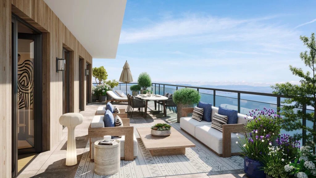 Appartement T4 de 96.05 m² au 3ème étage - Evian Les Bains