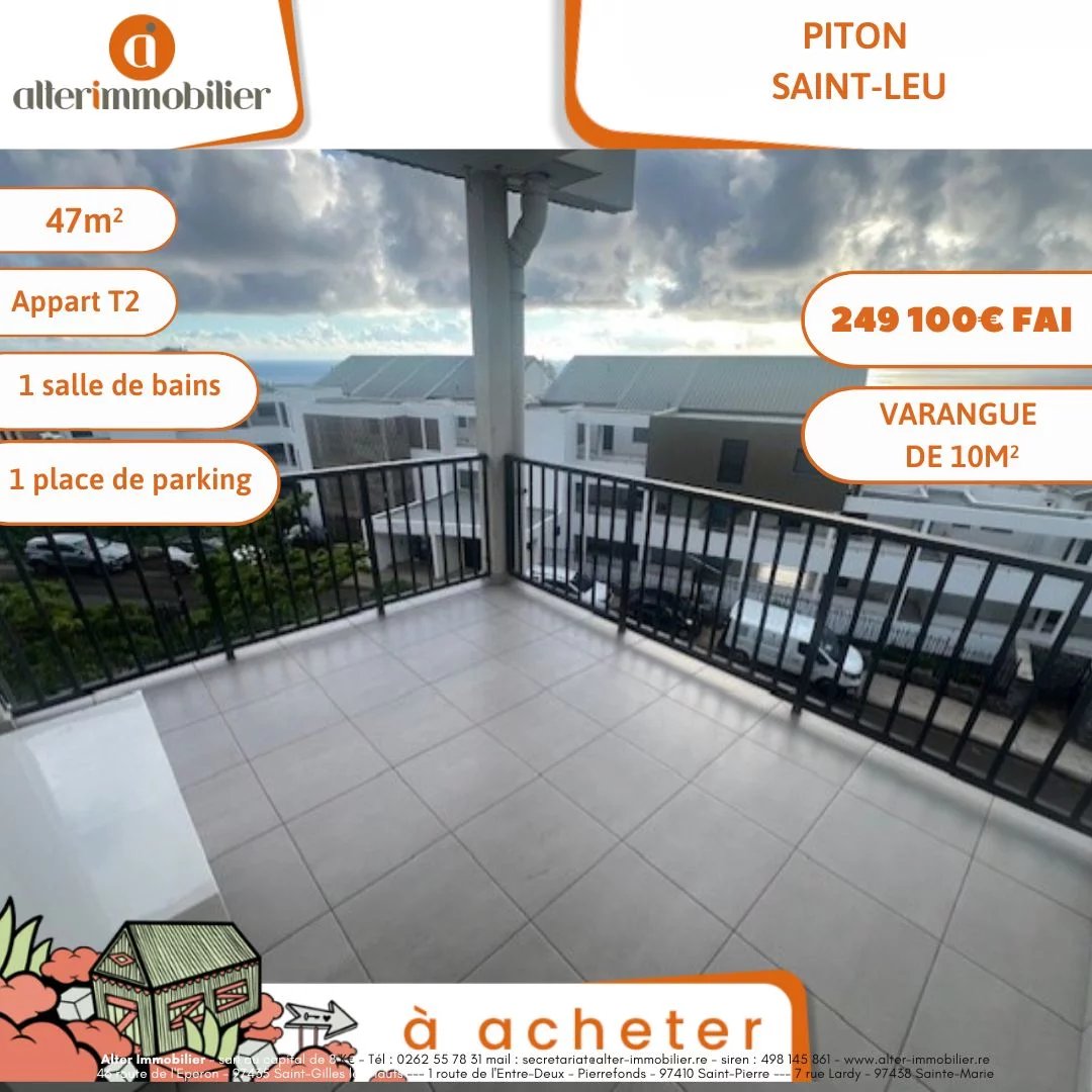 Vente Appartement Saint-Leu