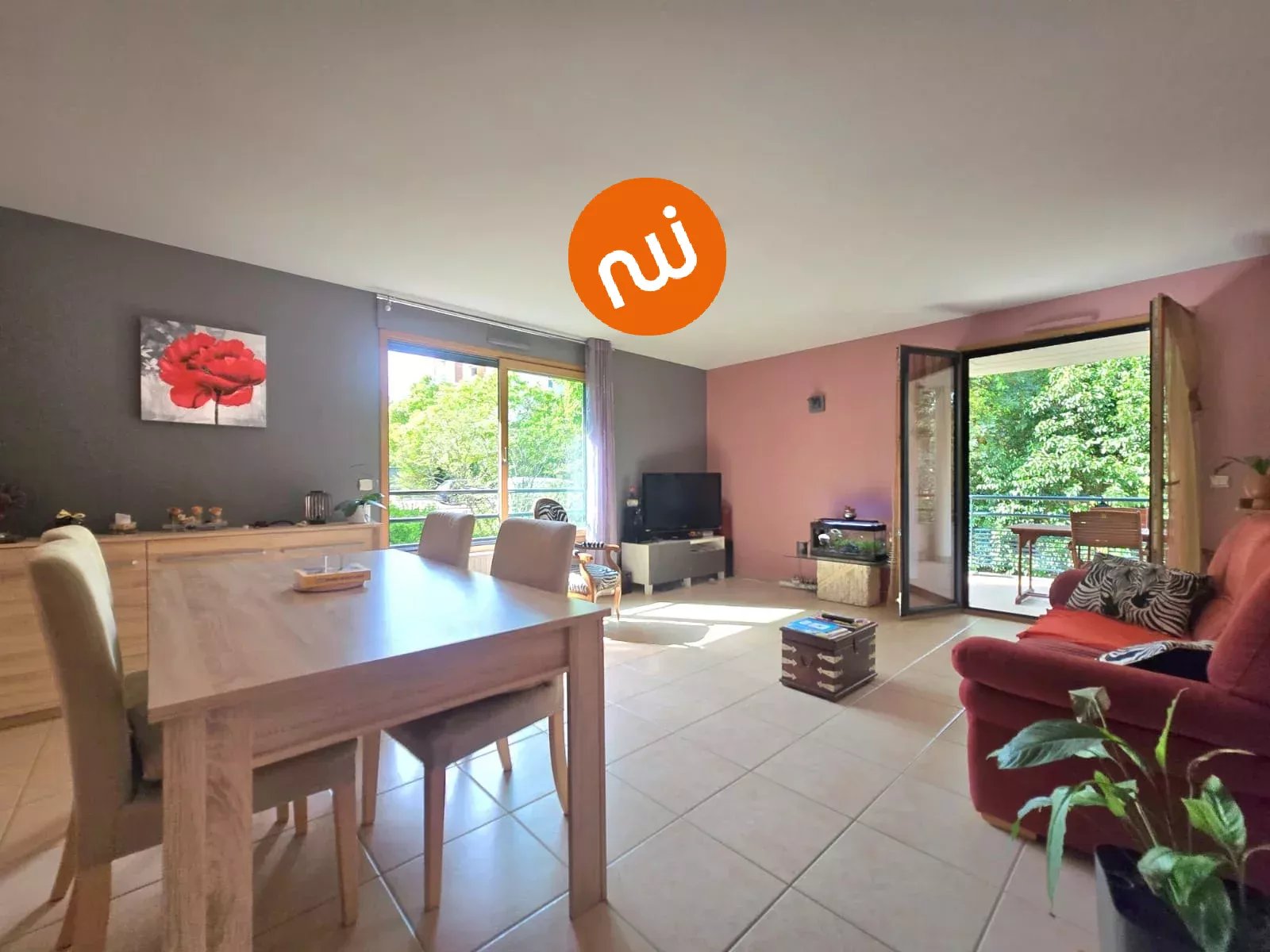 Appartement T4 - 90m² - Garage et cave