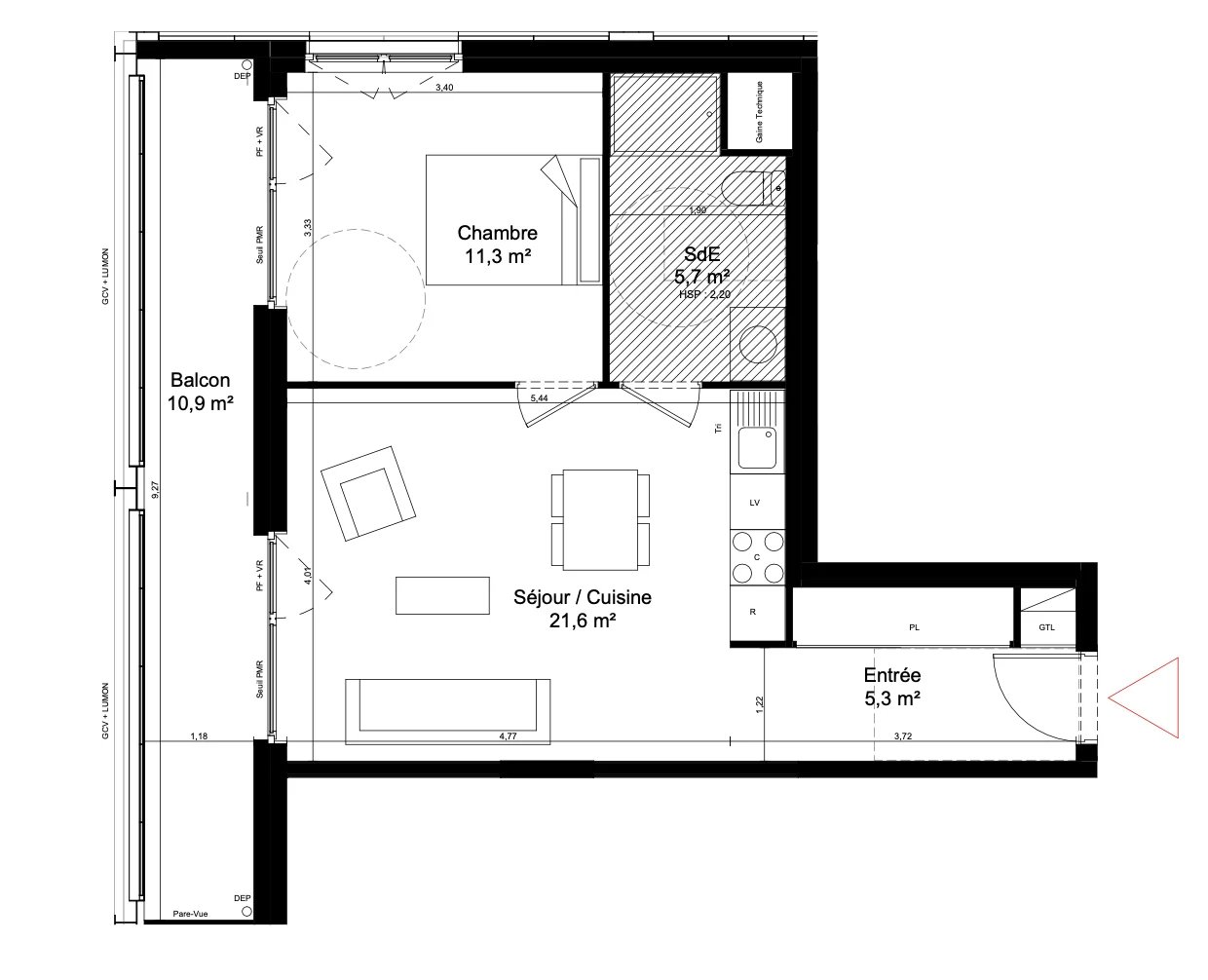 Appartement à vendre, dernier étage avec balcon. - Photo 4