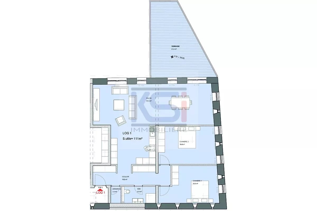 Bel appartement neuf à Rippig