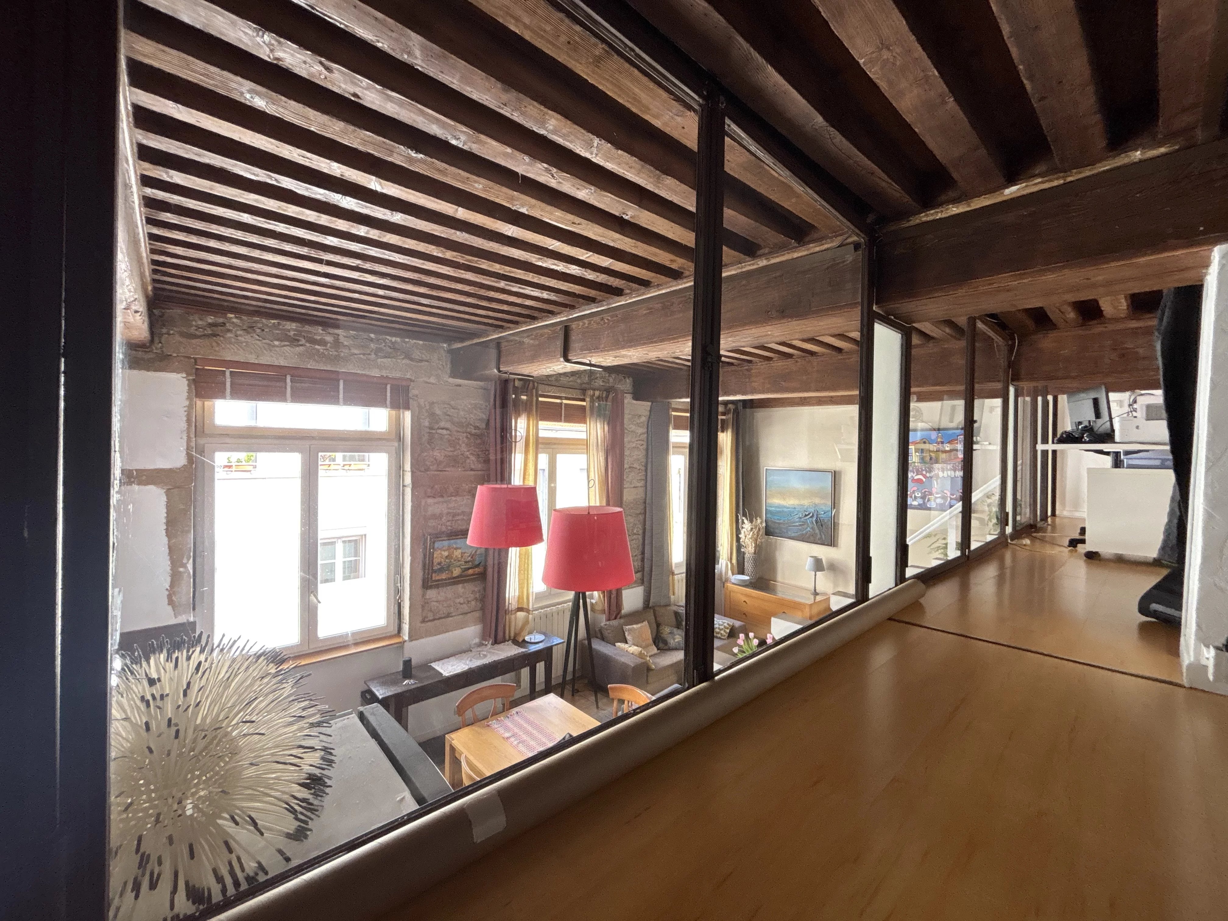 LYON 4  À deux pas du Gros Caillou : CHARME CANUT de 49,39 m² et 76,30 m² au sol — photo 9