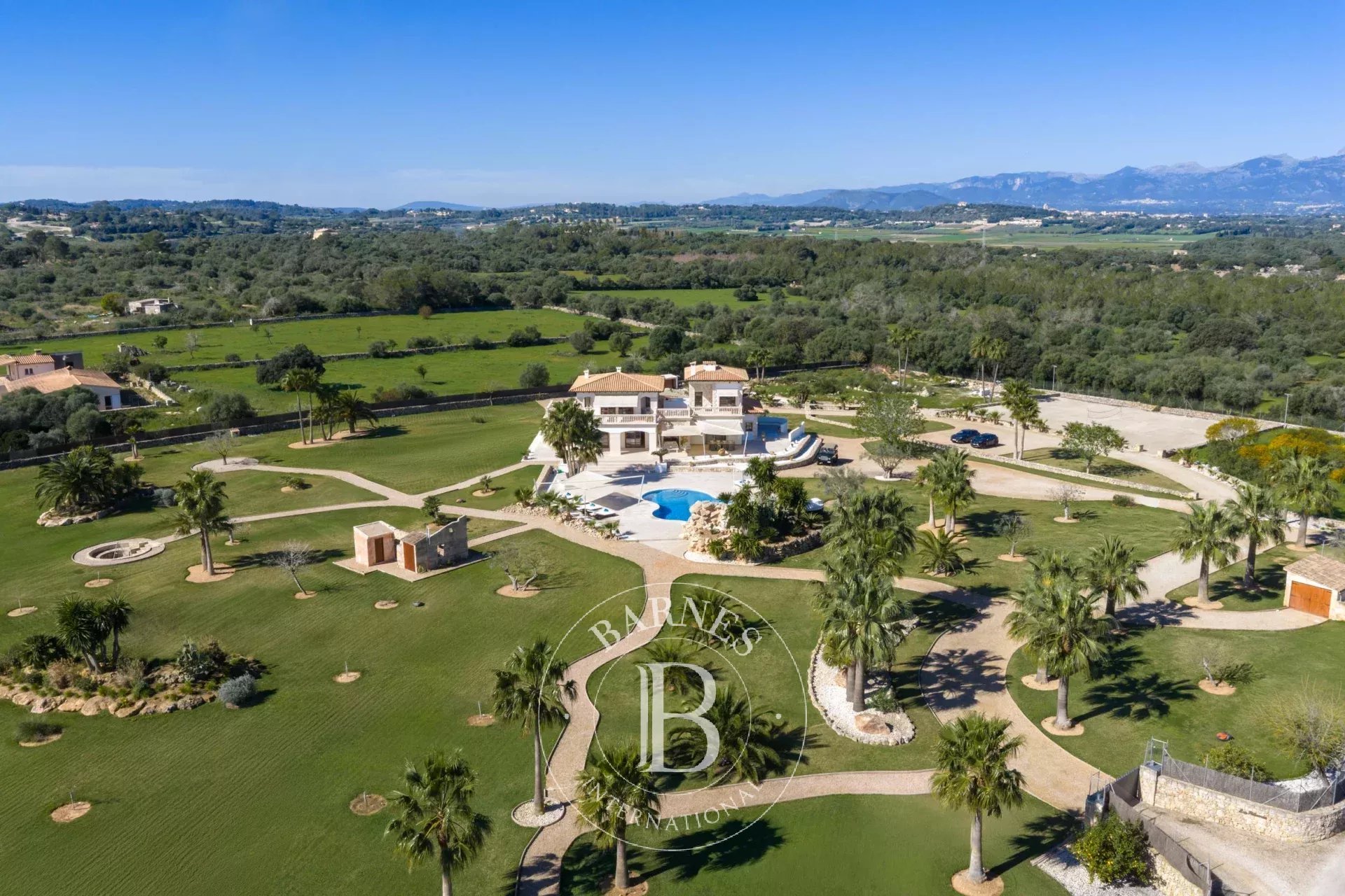Las Palmeras Private Estate with Panoramic Coastal Views near Playa de Muro