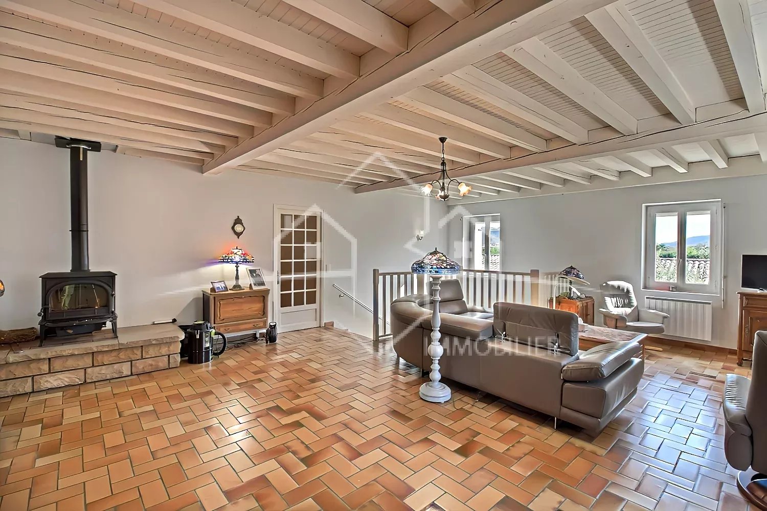 Maison en pierre 161 m² hab, 4 ch avec piscine