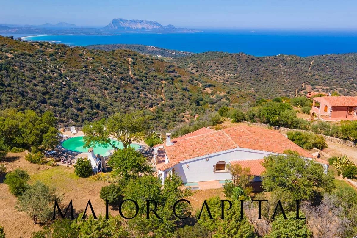 Budoni | Ludduì | Meravigliosa villa panoramica con piscina.