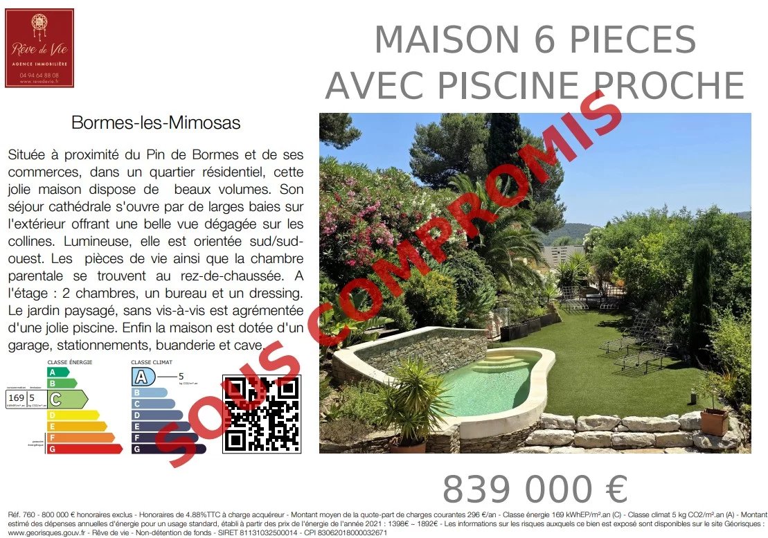 Vente Maison Bormes-les-Mimosas