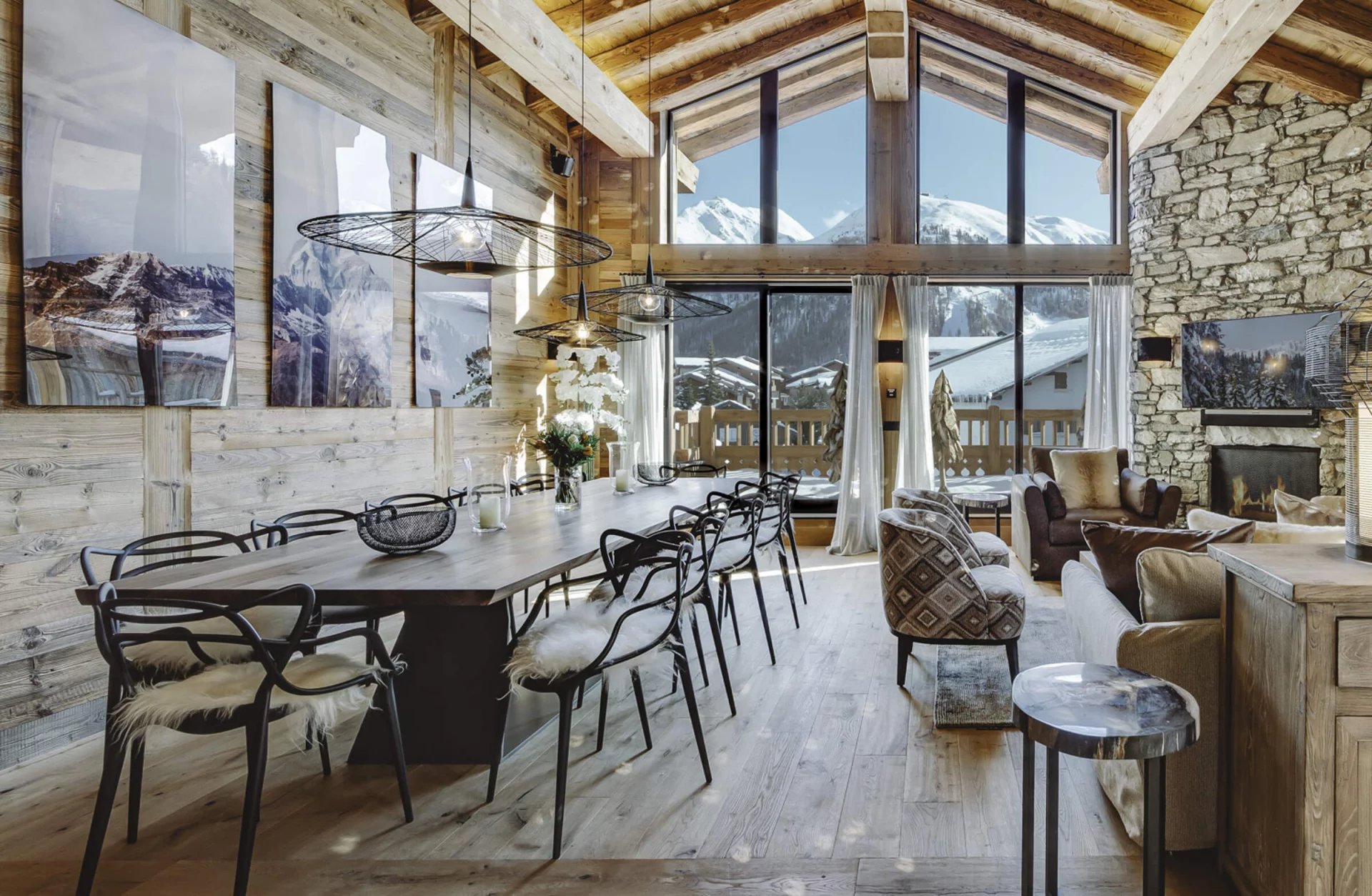 إيجار موسمي الشقة العلوية  Val-d'Isère