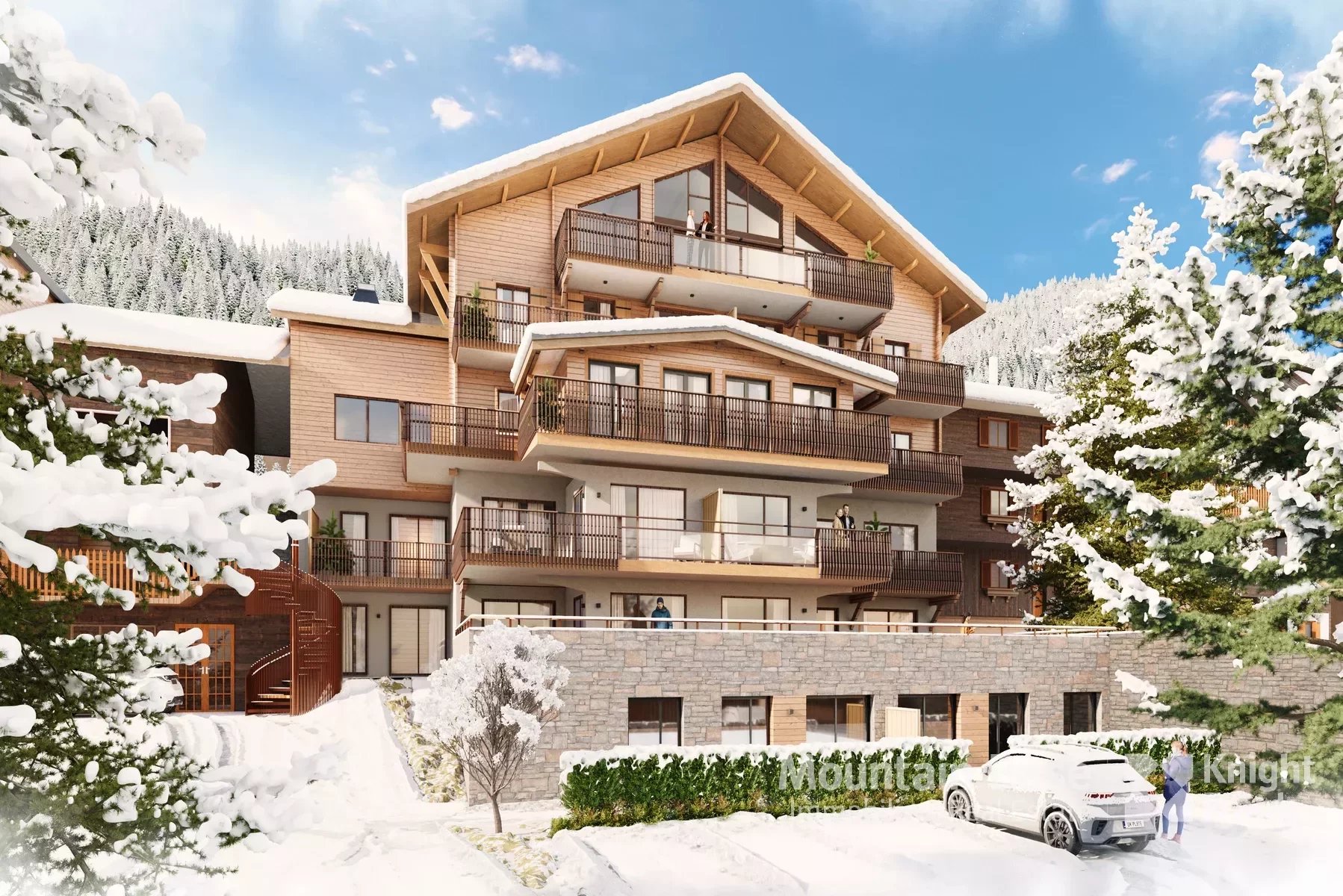 Photo of A 3 bed duplex apartment in central Chatel