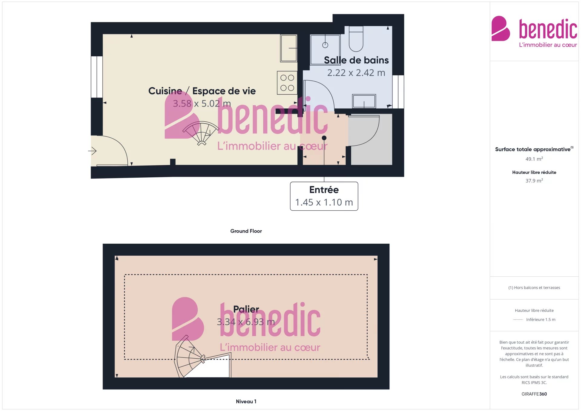 Achat Appartement T2 à Metz (57000) - 35.08m²