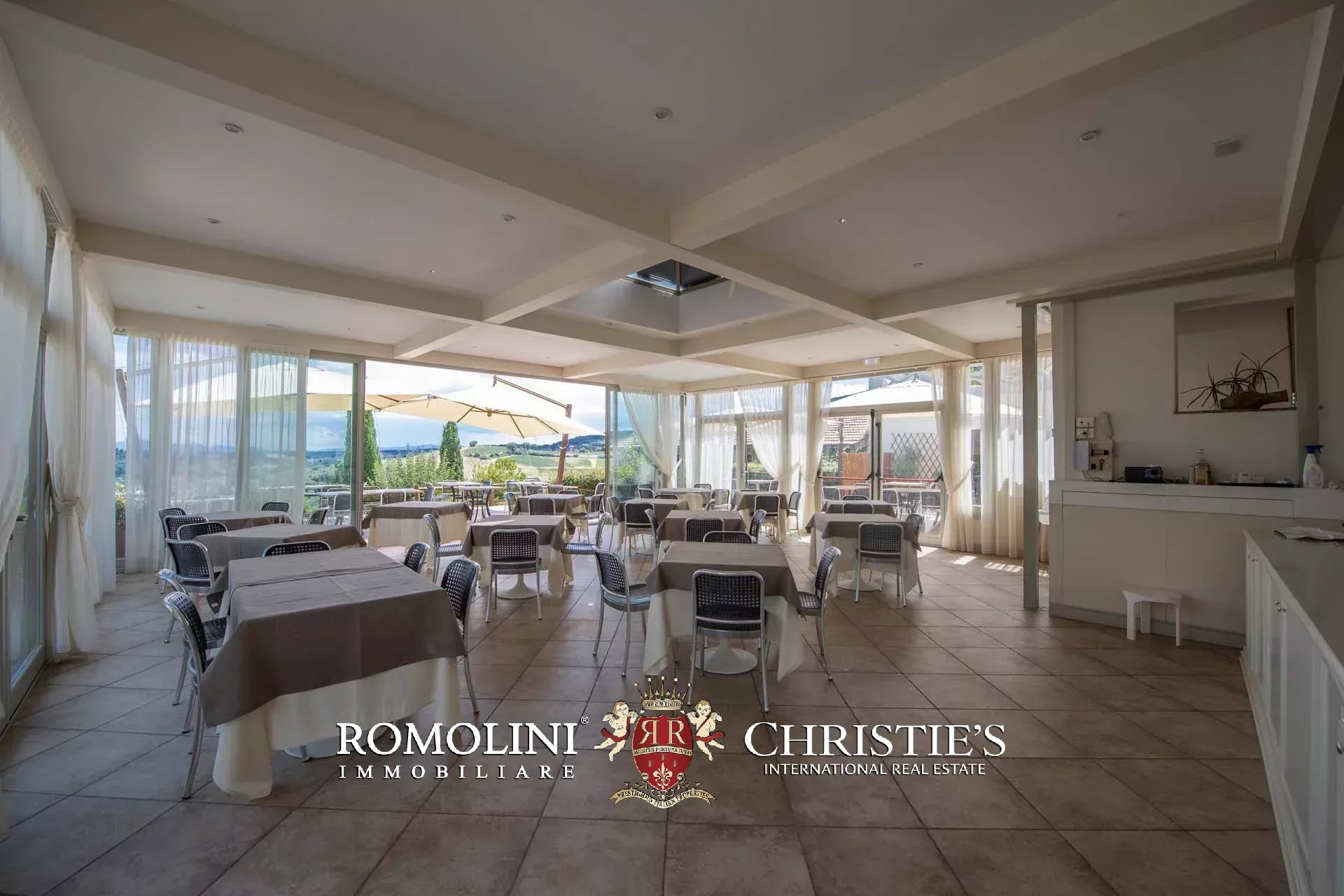 24-KEY BOUTIQUE HOTEL FOR SALE WITH VIEW OF SAN GIMIGNANO'S HISTORIC CENTER