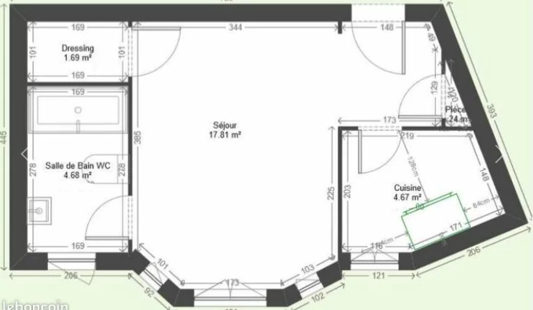 A vendre – Paris 17e Pereire / Wagram – Appartement studio de 29 - Image 1