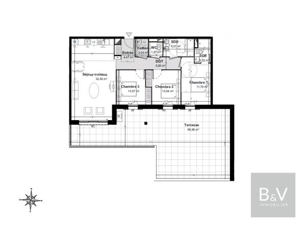 87 m² 3-Bedroom Apartment with Exceptional 69 m² Terrace and Open Views of the Pyrenees — photo 4