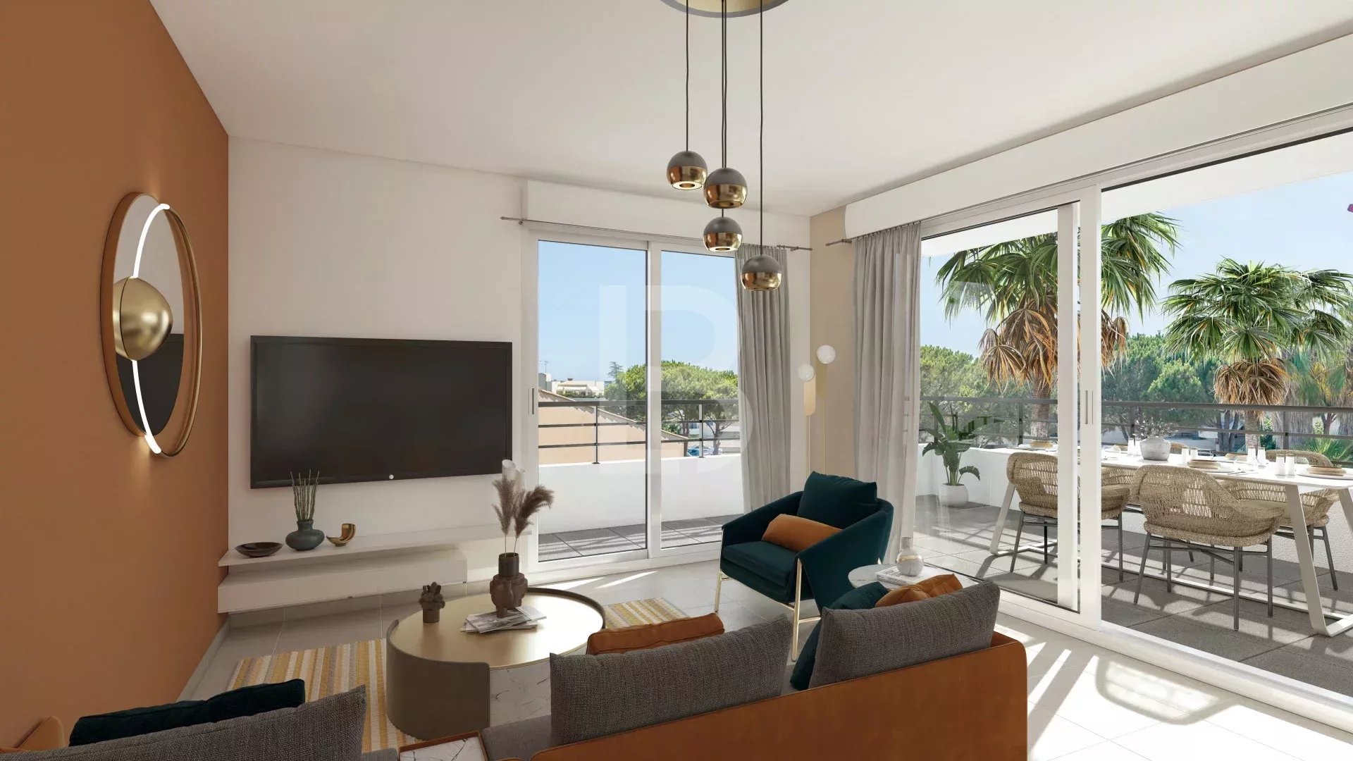 Villeneuve-Loubet, 3 pièces Dernier Etage, Terrasse et Vue Mer