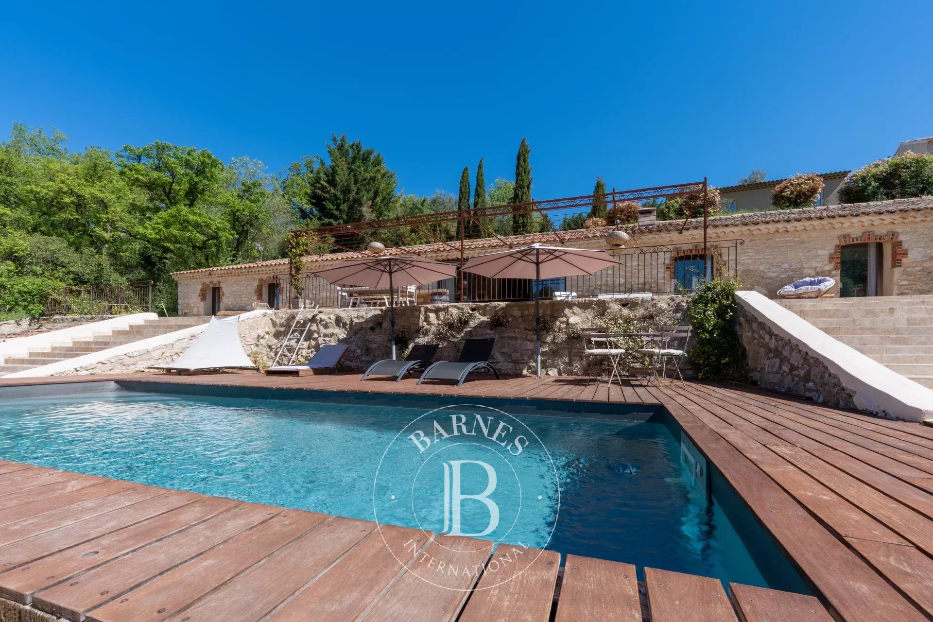 Former sheepfold - Aix-en-Provence - swimming pool - environment - picture 24