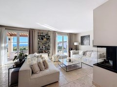 Sea view villa on the Côte d'Azur, 4 bedrooms, swimming pool, garden, secure residence — photo 4 of 7