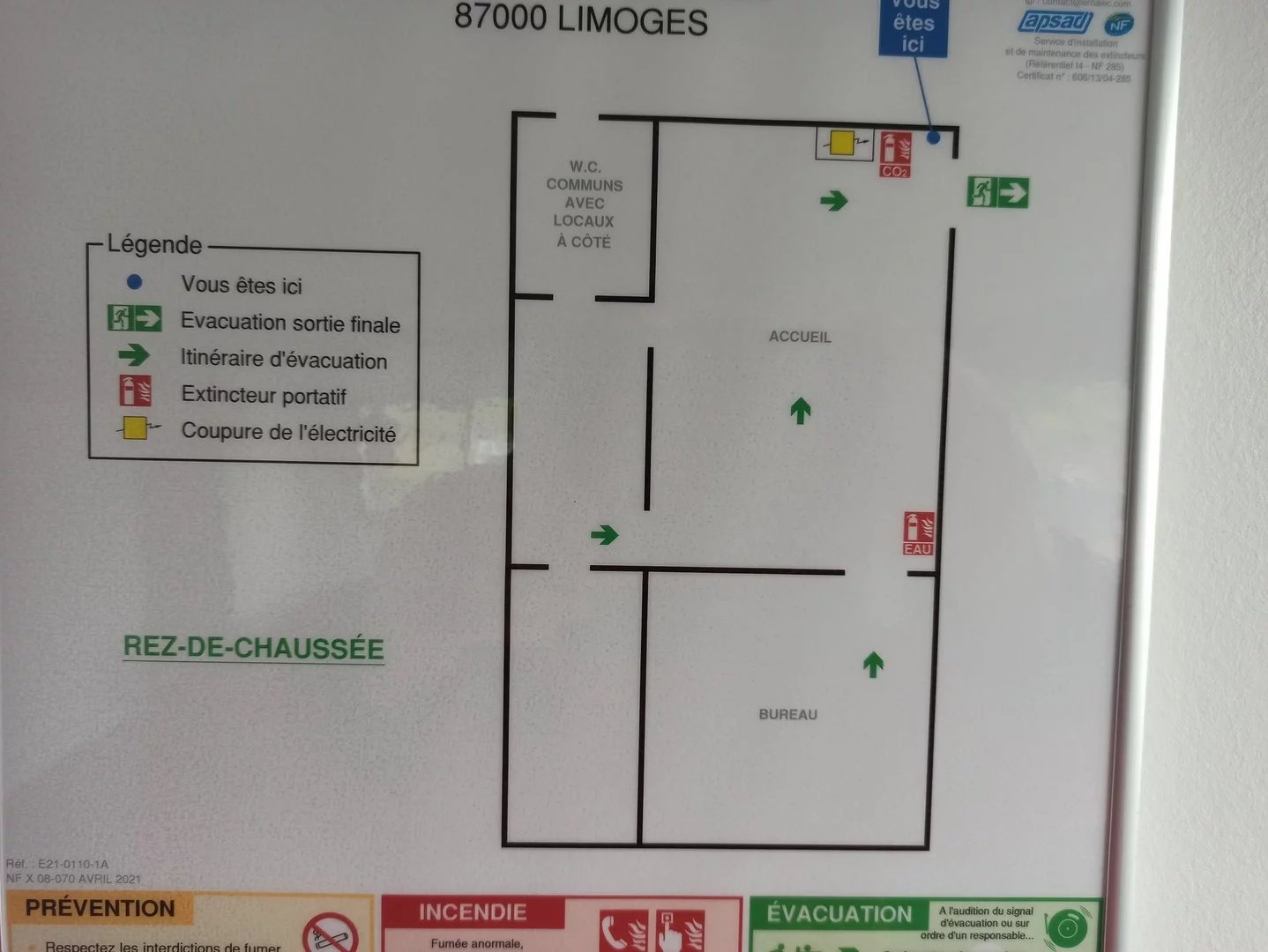 LOCATION BUREAUX / AGENCE - 65m2 LIMOGES SUD